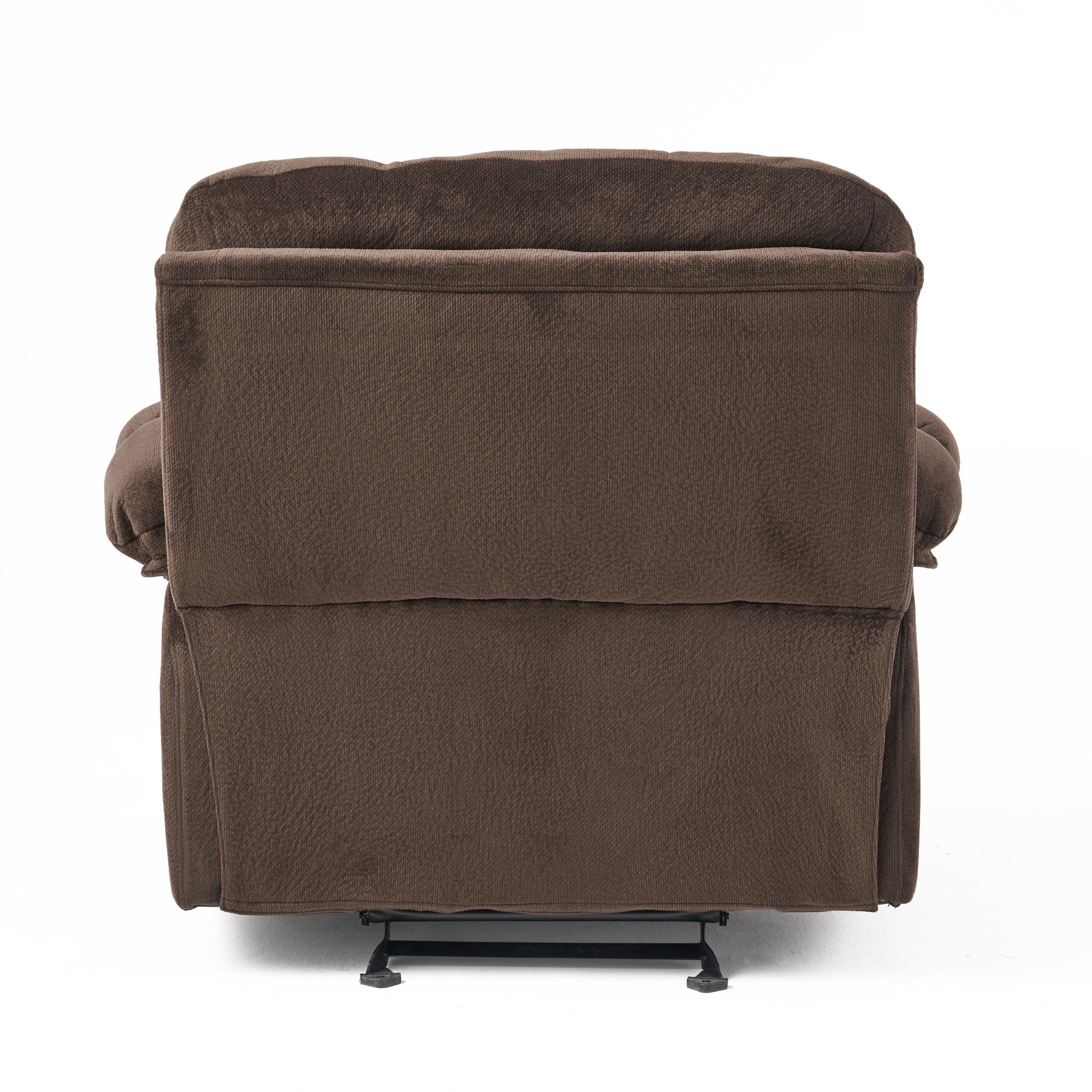 Fauteuil inclinable manuel élégant avec tissu doux pour la peau, confort moelleux et deux porte-gobelets