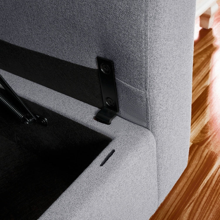 Canapé modulaire 3 pièces avec assise douce et confortable Canapé en lin avec cadre en bois robuste Idéal pour les petits espaces