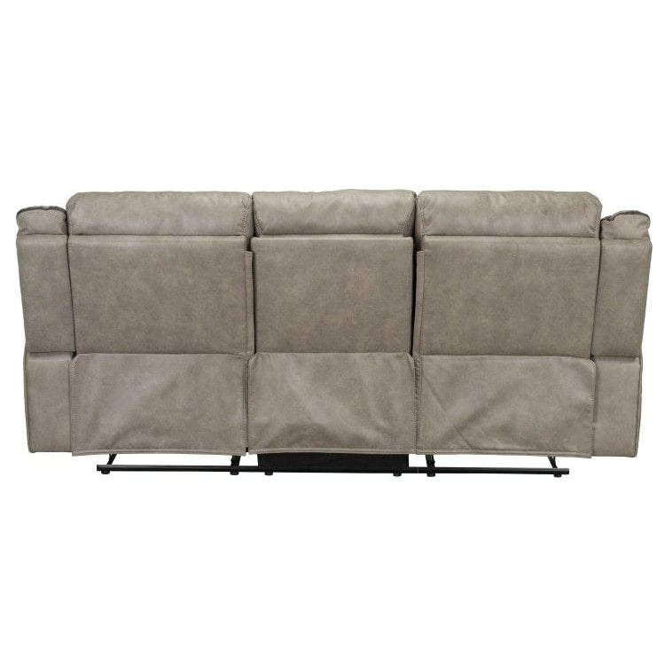 Canapé inclinable à mouvement manuel Elkton de Roundhill Furniture avec console de rangement