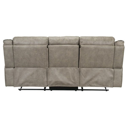 Canapé inclinable à mouvement manuel Elkton de Roundhill Furniture avec console de rangement