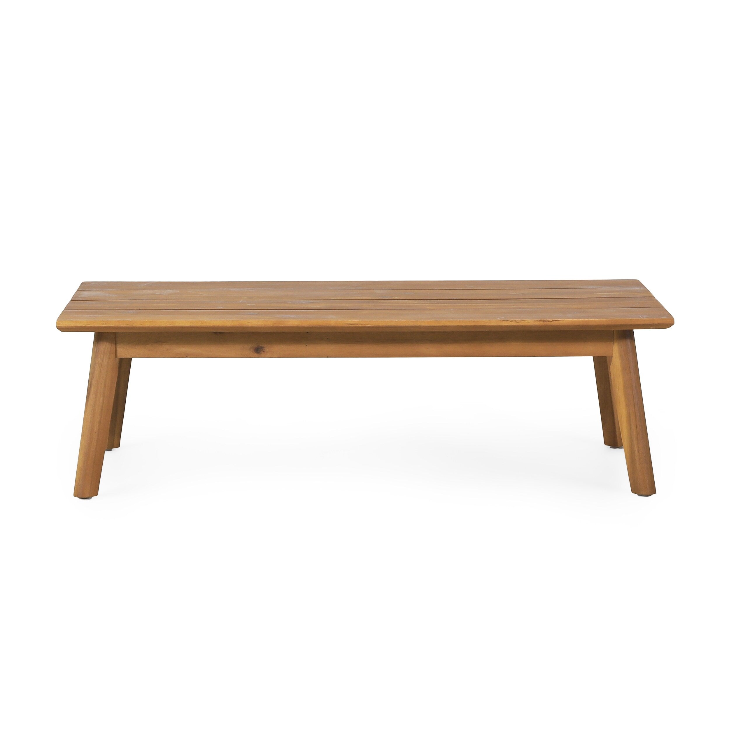 Salon de jardin 4 places en bois d'acacia Ellendale avec coussins par Christopher Knight Home