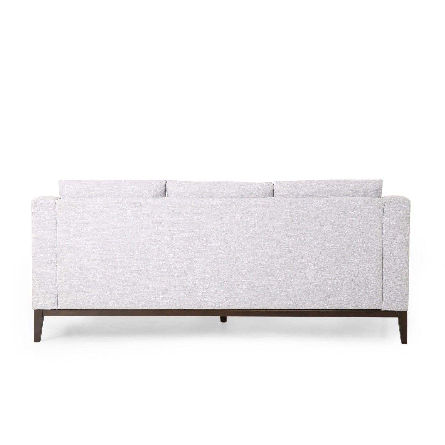 Canapé 3 places contemporain en tissu Elliston avec coussins décoratifs par Christopher Knight Home