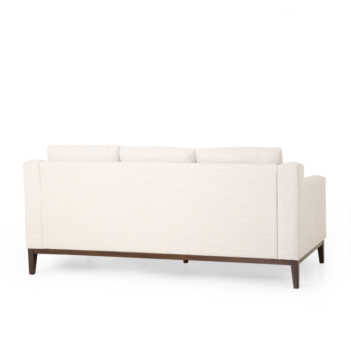 Canapé 3 places contemporain en tissu Elliston avec coussins décoratifs par Christopher Knight Home