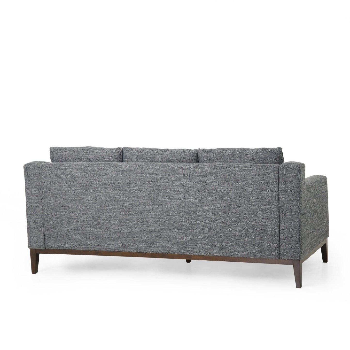 Canapé 3 places contemporain en tissu Elliston avec coussins décoratifs par Christopher Knight Home