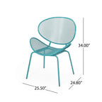 Ensemble de salon de jardin moderne Elloree 2 places par Christopher Knight Home