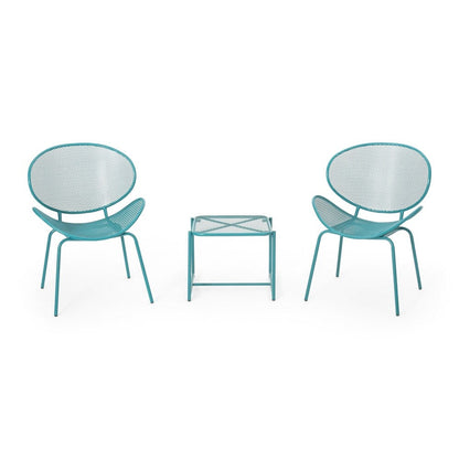 Ensemble de salon de jardin moderne Elloree 2 places par Christopher Knight Home