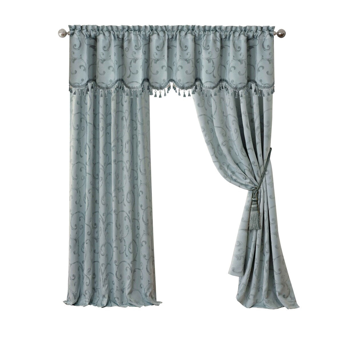 Rideau occultant en jacquard Elrene Mia