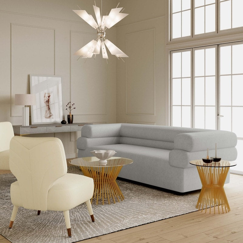Canapé rembourré Elsa par Inspire Me Home Decor