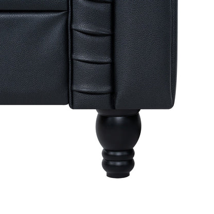 Canapé Chesterfield Elegance, Confort luxueux pour salons cosy, Canapé moderne du milieu du siècle, Élégance, Canapé 3 places