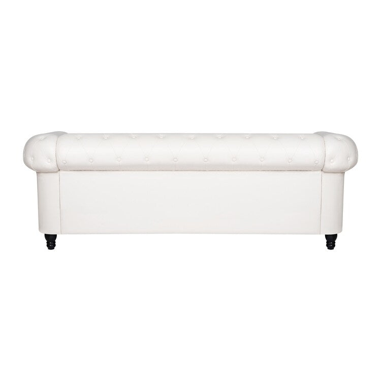Canapé Chesterfield Elegance, Confort luxueux pour salons cosy, Canapé moderne du milieu du siècle, Élégance, Canapé 3 places