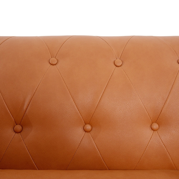 Canapé Chesterfield Elegance, Confort luxueux pour salons cosy, Canapé moderne du milieu du siècle, Élégance, Canapé 3 places