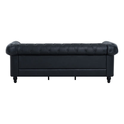 Canapé Chesterfield Elegance, Confort luxueux pour salons cosy, Canapé moderne du milieu du siècle, Élégance, Canapé 3 places