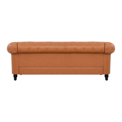 Canapé Chesterfield Elegance, Confort luxueux pour salons cosy, Canapé moderne du milieu du siècle, Élégance, Canapé 3 places
