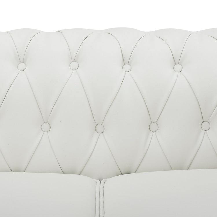 Canapé Chesterfield Elegance, Confort luxueux pour salons cosy, Canapé moderne du milieu du siècle, Élégance, Canapé 3 places