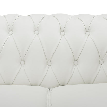 Canapé Chesterfield Elegance, Confort luxueux pour salons cosy, Canapé moderne du milieu du siècle, Élégance, Canapé 3 places