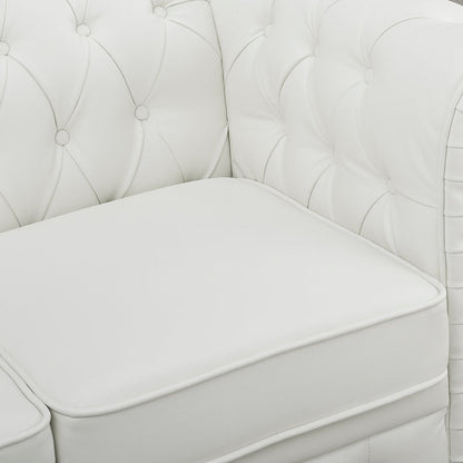 Canapé Chesterfield Elegance, Confort luxueux pour salons cosy, Canapé moderne du milieu du siècle, Élégance, Canapé 3 places
