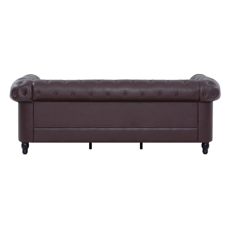 Canapé Chesterfield Elegance, Confort luxueux pour salons cosy, Canapé moderne du milieu du siècle, Élégance, Canapé 3 places