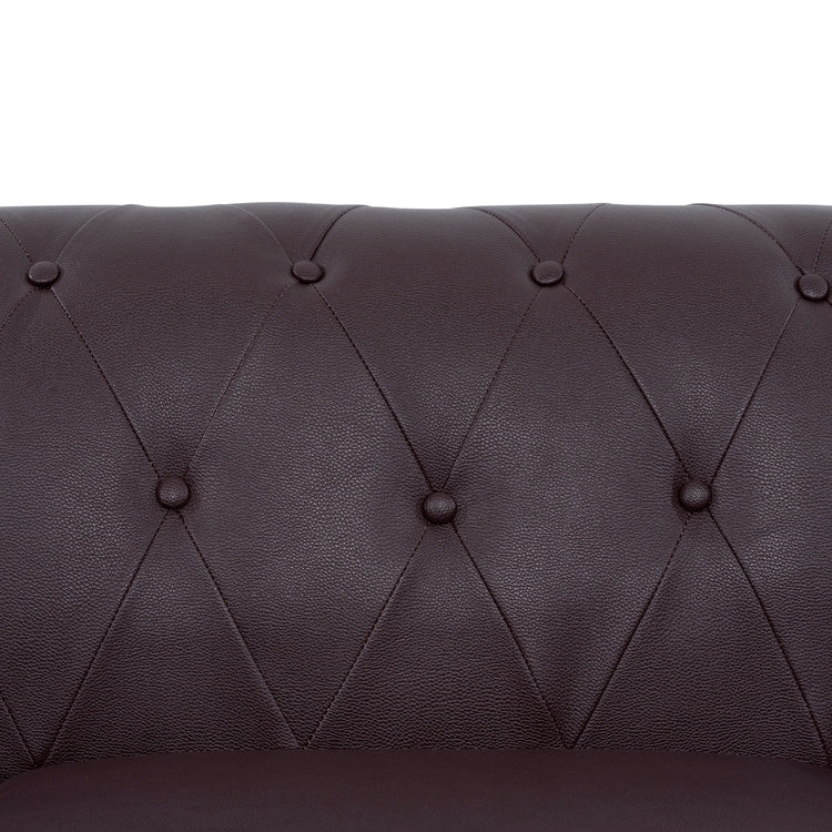 Canapé Chesterfield Elegance, Confort luxueux pour salons cosy, Canapé moderne du milieu du siècle, Élégance, Canapé 3 places