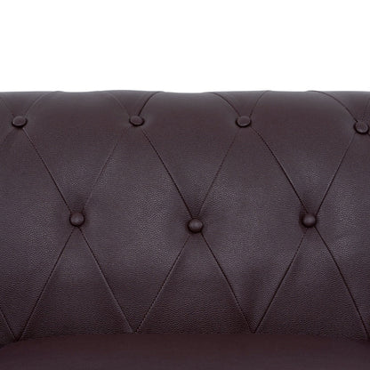 Canapé Chesterfield Elegance, Confort luxueux pour salons cosy, Canapé moderne du milieu du siècle, Élégance, Canapé 3 places
