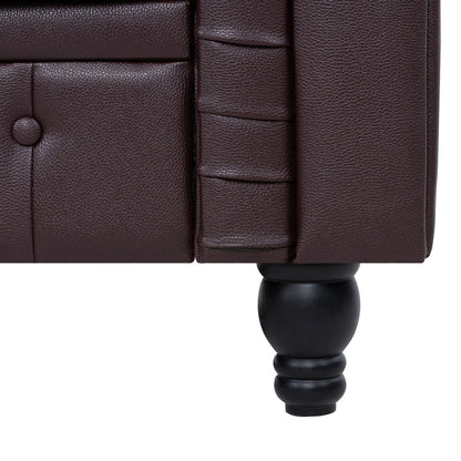 Canapé Chesterfield Elegance, Confort luxueux pour salons cosy, Canapé moderne du milieu du siècle, Élégance, Canapé 3 places