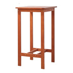 Ensemble de salle à manger avec table de bar et chaises en bois Emilio