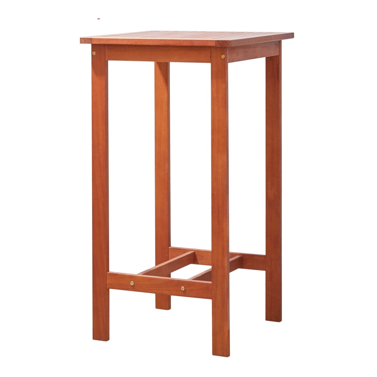Ensemble de salle à manger avec table de bar et chaises en bois Emilio