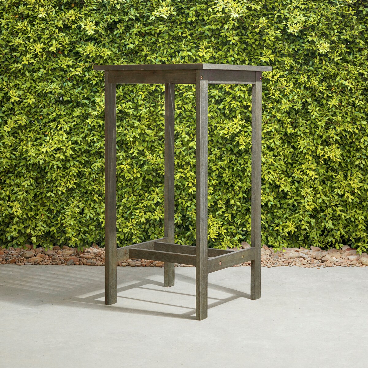 Ensemble de salle à manger avec table de bar et chaises en bois Emilio