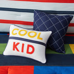 Parure de lit imprimée à rayures Emmett par Intelligent Design Kids