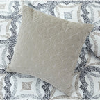 Parure de lit complète imprimée 8 pièces Modern Threads Capri