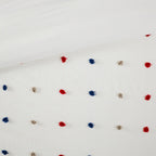 Parure de lit Ensley en coton jacquard à pompons par Intelligent Design Kids