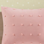 Parure de lit Ensley en coton jacquard à pompons par Intelligent Design Kids