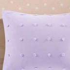 Parure de lit Ensley en coton jacquard à pompons par Intelligent Design Kids