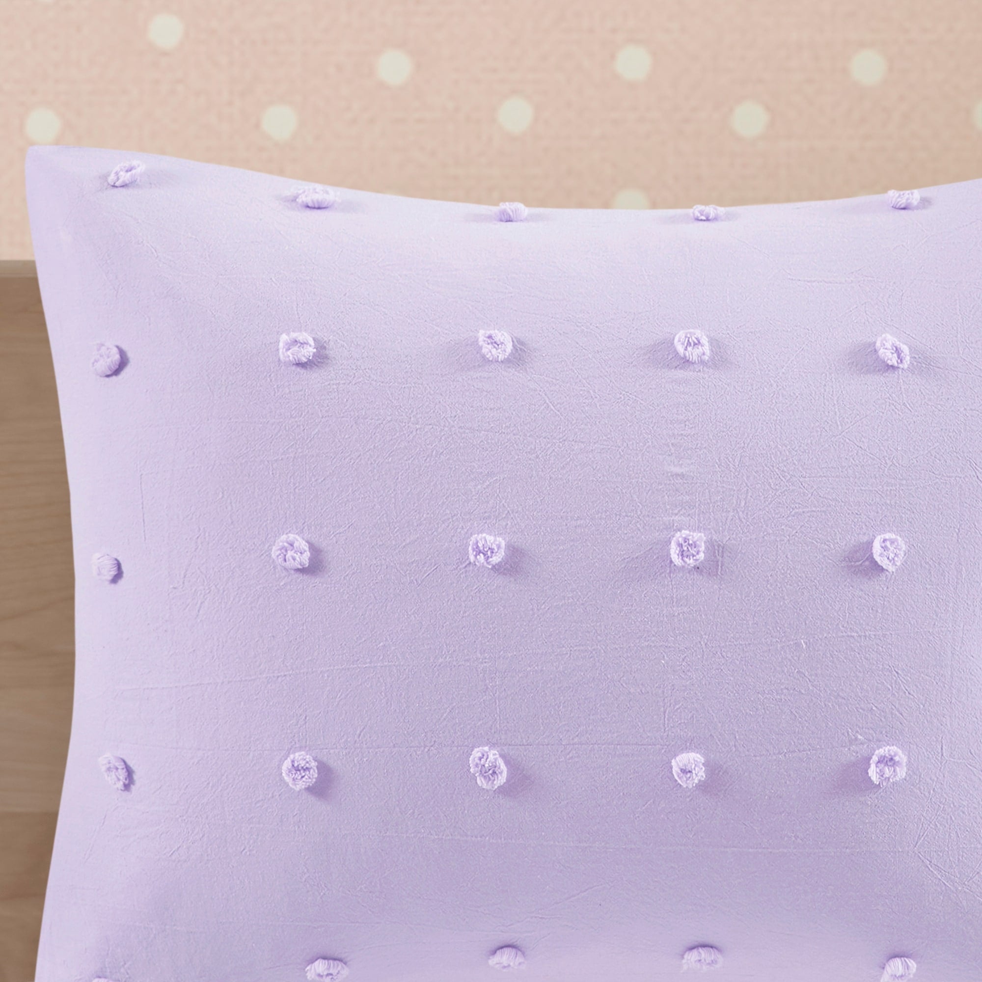 Parure de lit Ensley en coton jacquard à pompons par Intelligent Design Kids
