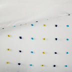 Parure de lit Ensley en coton jacquard à pompons par Intelligent Design Kids
