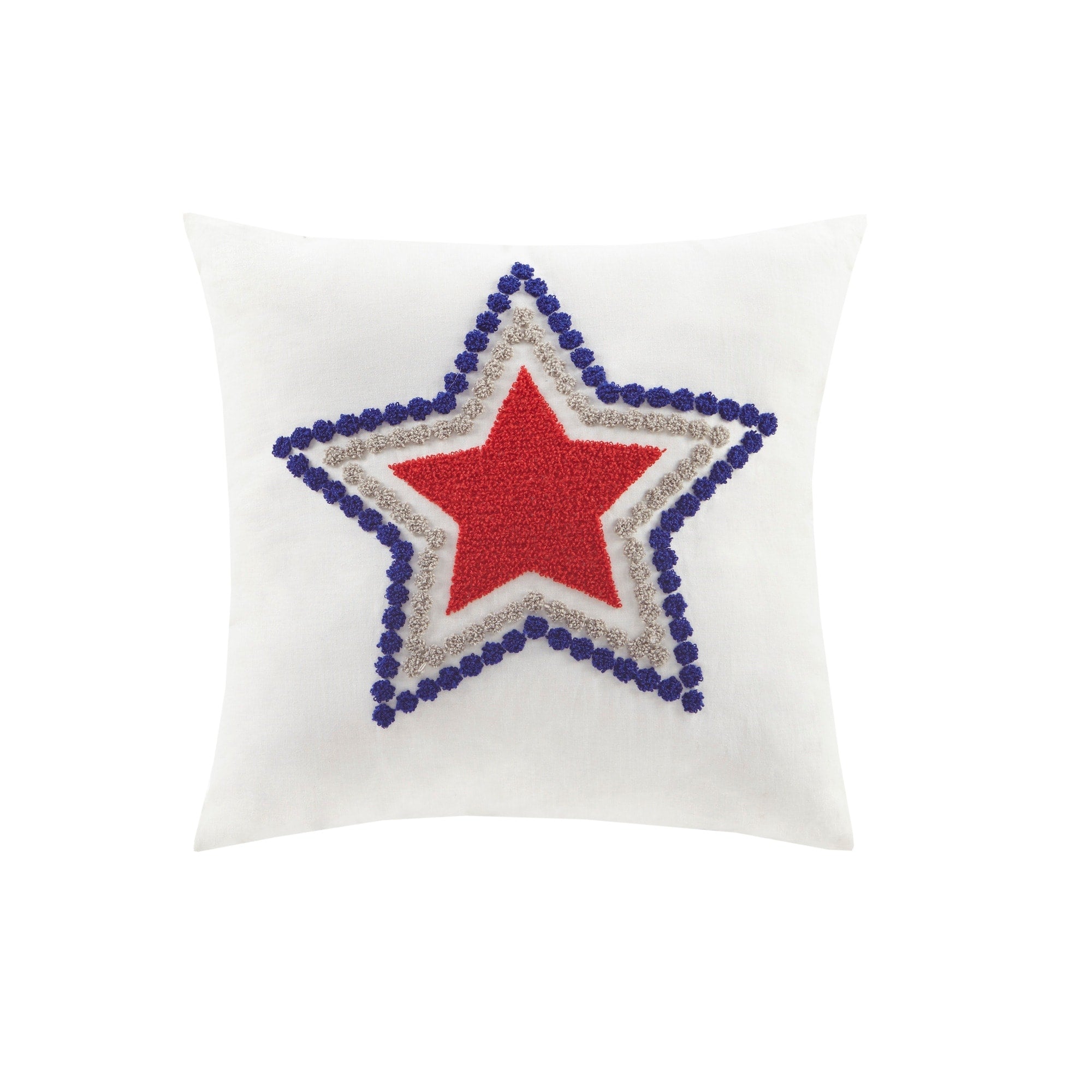 Parure de lit en jacquard de coton à pompons Ensley pour enfants au design intelligent avec coussins décoratifs