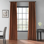 Rideaux occultants thermiques texturés en fausse soie Dupioni Exclusive Fabrics (1 panneau)