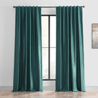 Rideaux occultants thermiques texturés en fausse soie Dupioni Exclusive Fabrics (1 panneau)