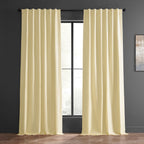 Rideaux occultants thermiques texturés en fausse soie Dupioni Exclusive Fabrics (1 panneau)