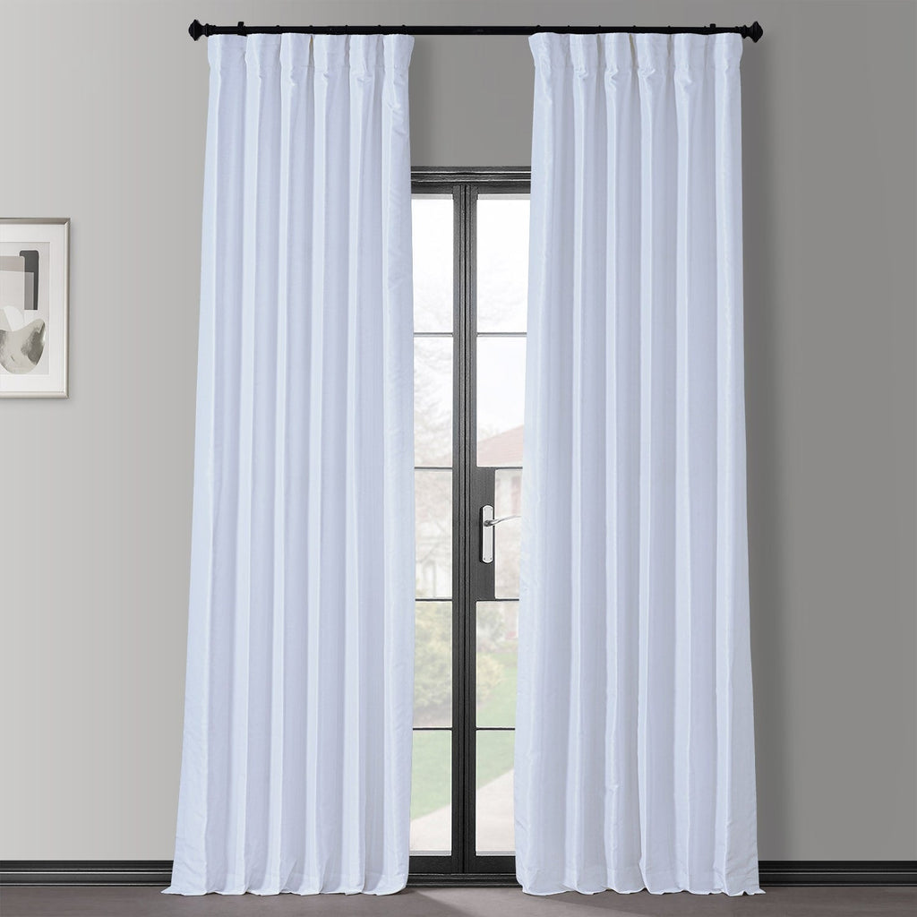 Rideaux occultants thermiques texturés en fausse soie Dupioni Exclusive Fabrics (1 panneau)