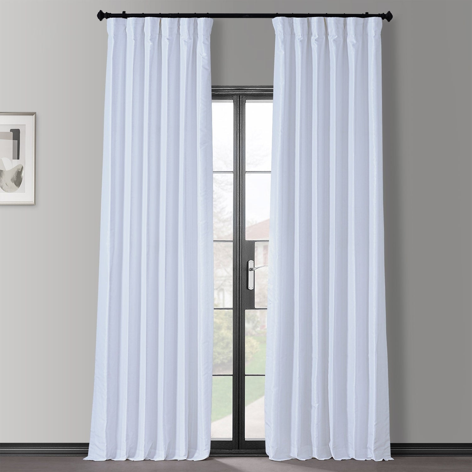 Rideaux occultants thermiques texturés en fausse soie Dupioni Exclusive Fabrics (1 panneau)