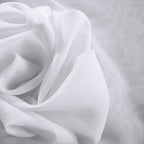 Rideau en voile blanc extra large de tissus exclusifs (1 panneau)