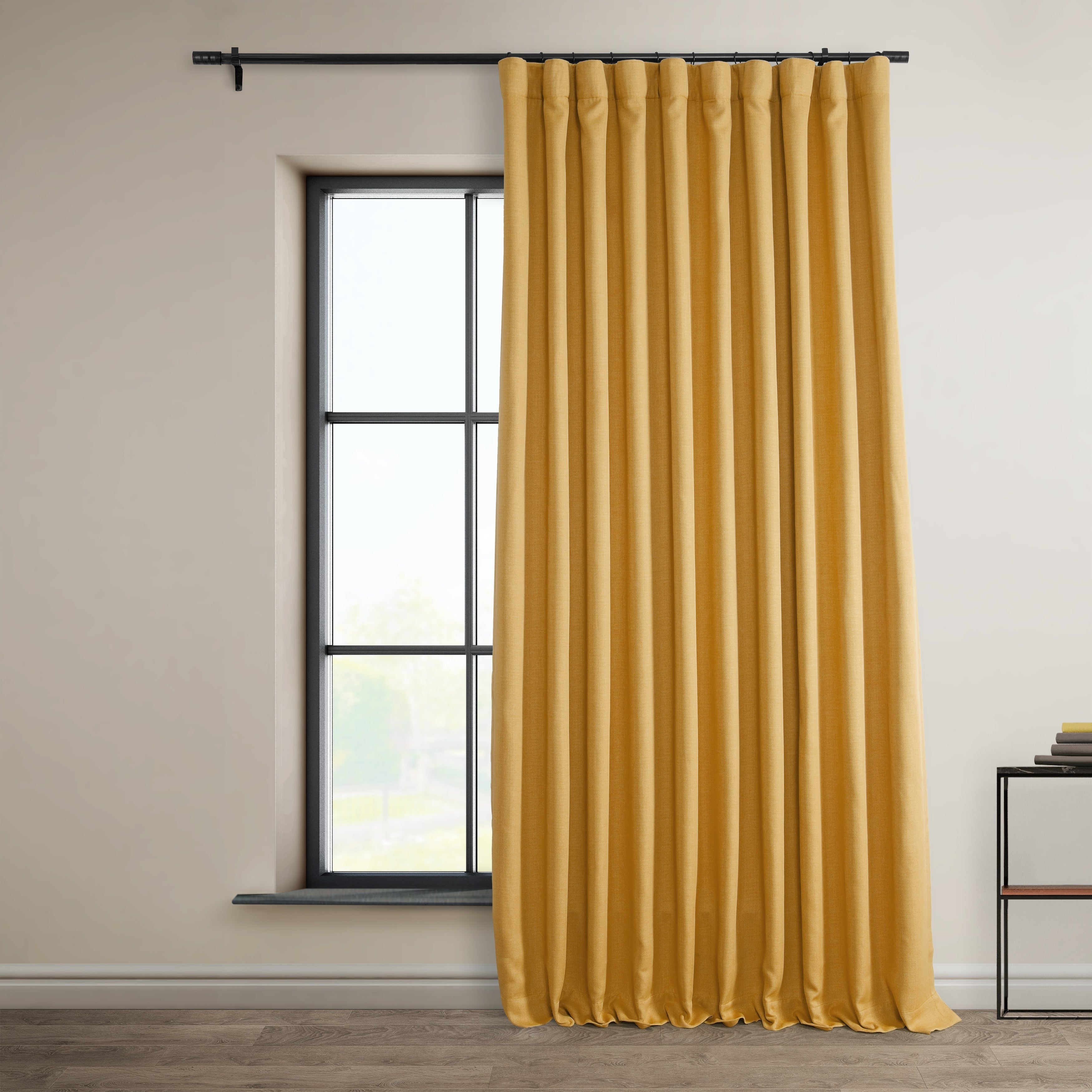 Rideaux occultants extra larges en faux lin Exclusive Fabrics (1 panneau)