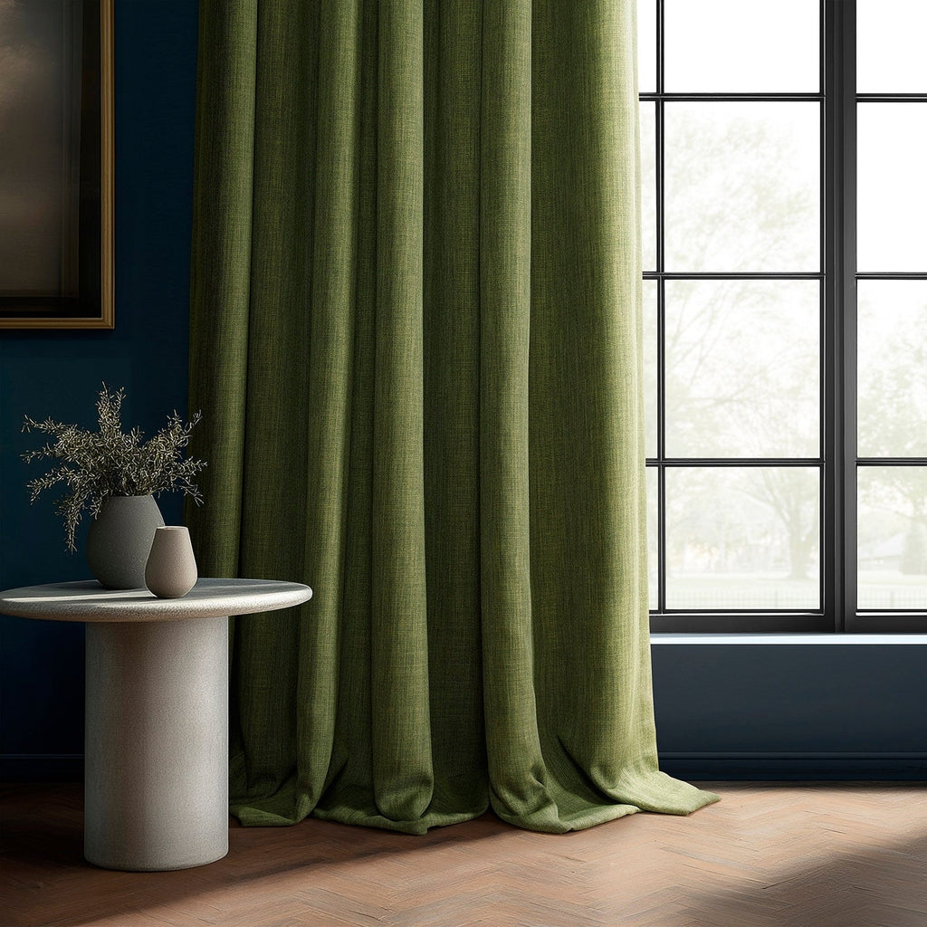 Rideaux occultants extra larges en faux lin Exclusive Fabrics (1 panneau)