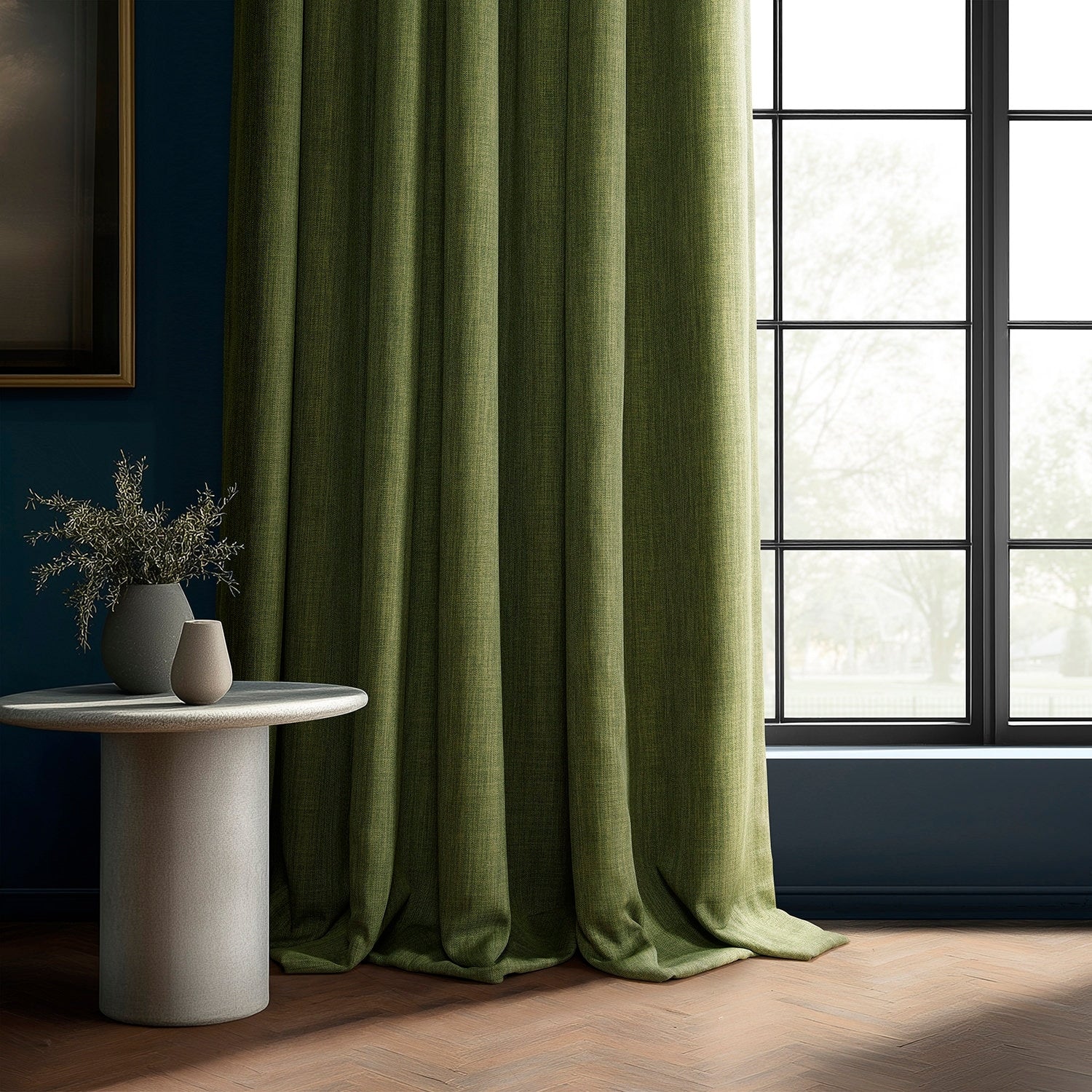 Rideaux occultants extra larges en faux lin Exclusive Fabrics (1 panneau)