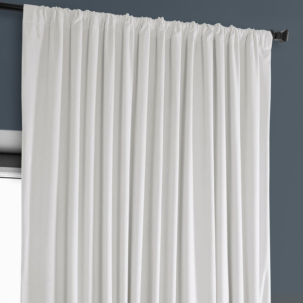 Rideau occultant extra large en velours moelleux Heritage de Exclusive Fabrics (1 panneau)