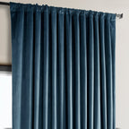 Rideau occultant extra large en velours moelleux Heritage de Exclusive Fabrics (1 panneau)