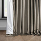 Rideau occultant extra large en velours moelleux Heritage de Exclusive Fabrics (1 panneau)
