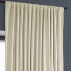 Rideau occultant extra large en velours moelleux Heritage de Exclusive Fabrics (1 panneau)