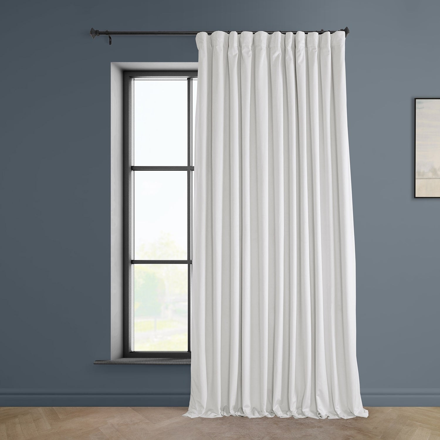 Rideau occultant extra large en velours moelleux Heritage de Exclusive Fabrics (1 panneau)