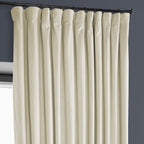Rideau occultant extra large en velours moelleux Heritage de Exclusive Fabrics (1 panneau)